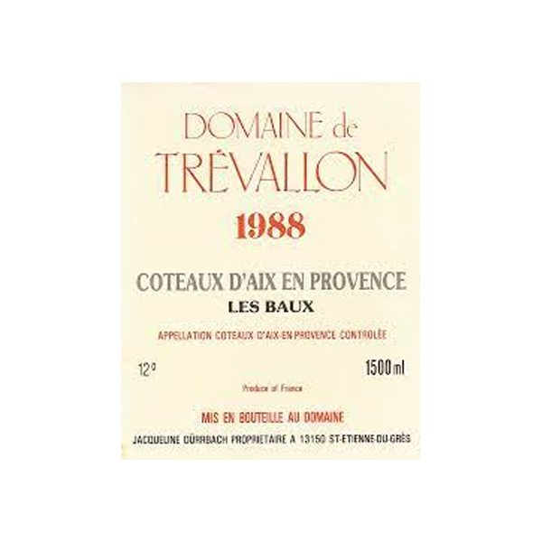 IGP Alpilles - Domaine de Trevallon 1988